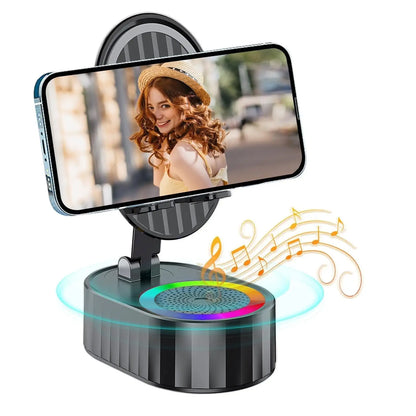 Cell Phone Stand with Bluetooth Speaker